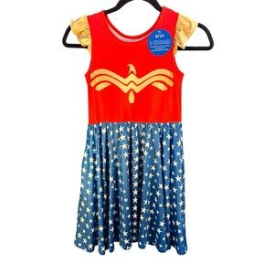 Twirl Dress Wonder Girl Super Hero Woman Red Blue New Size 8/10 Youth